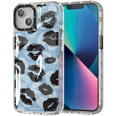 Apple iPhone 13 Kılıf YoungKit Leopard Article Serisi Kapak Pembe
