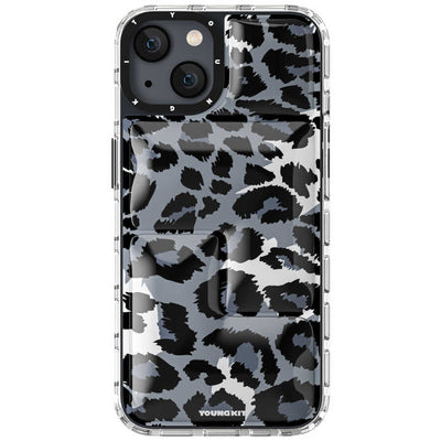 Apple iPhone 13 Kılıf YoungKit Leopard Article Serisi Kapak Pembe