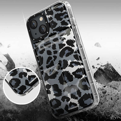 Apple iPhone 13 Kılıf YoungKit Leopard Article Serisi Kapak Pembe