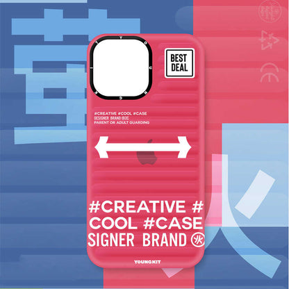 iPhone 13 Kılıf YoungKit Luggage FireFly Serisi Kılıf