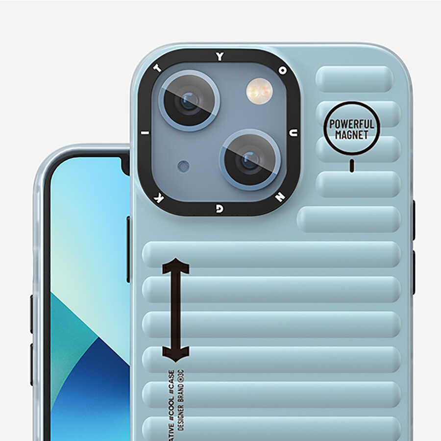 Apple iPhone 13 Kılıf YoungKit Plain Coloured Serisi Kapak Yeşil