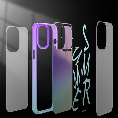 Apple iPhone 13 Kılıf YoungKit Summer Serisi Kapak Turuncu