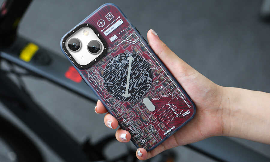 Apple iPhone 13 Kılıf YoungKit Technology Serisi Kapak Beyaz