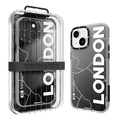 Apple iPhone 13 Kılıf YoungKit World Trip Serisi Kapak New York