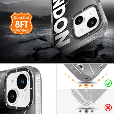 Apple iPhone 13 Kılıf YoungKit World Trip Serisi Kapak Paris
