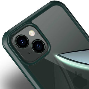 Apple iPhone 13 Kılıf Zore Dor Silikon Temperli Cam Kapak