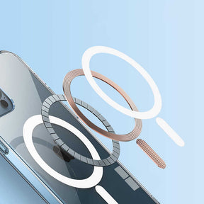 Apple iPhone 14 Plus Kılıf Zore Magsafe Destekli Wireless Kapak Kablosuz Şarj Destekleyen Şeffaf Korumalı Kılıf