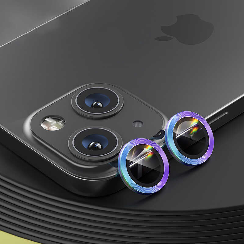 Apple iPhone 13 Mini Benks New KR Kamera Lens Koruyucu Kırmızı