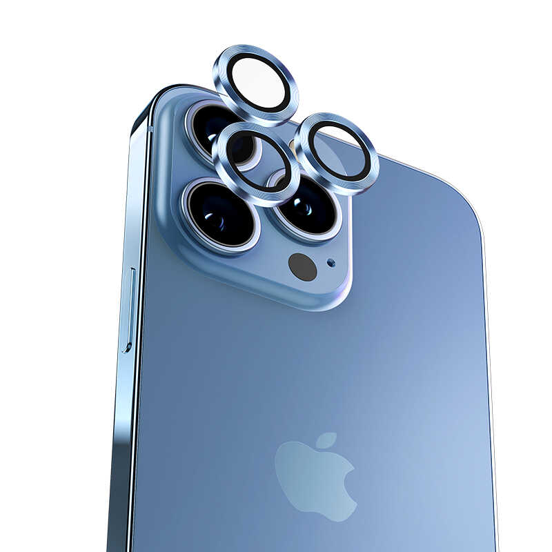 Apple iPhone 13 Mini Benks New KR Kamera Lens Koruyucu Kırmızı