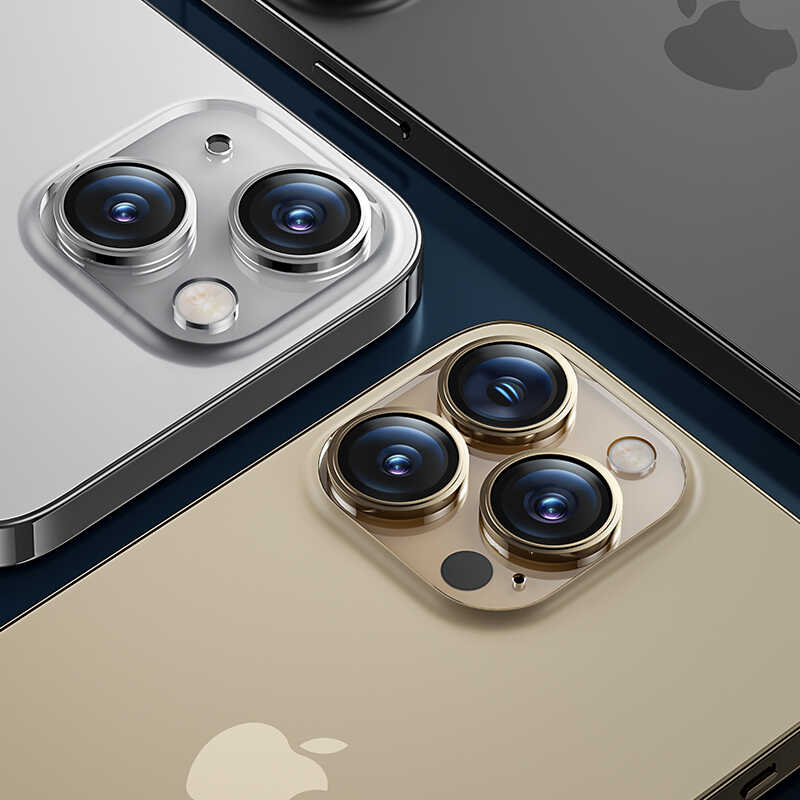 Apple iPhone 13 Pro Benks King Kong Kamera Lens Koruyucu Siyah