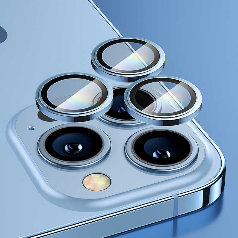 Apple iPhone 13 Pro Benks King Kong Kamera Lens Koruyucu Siyah