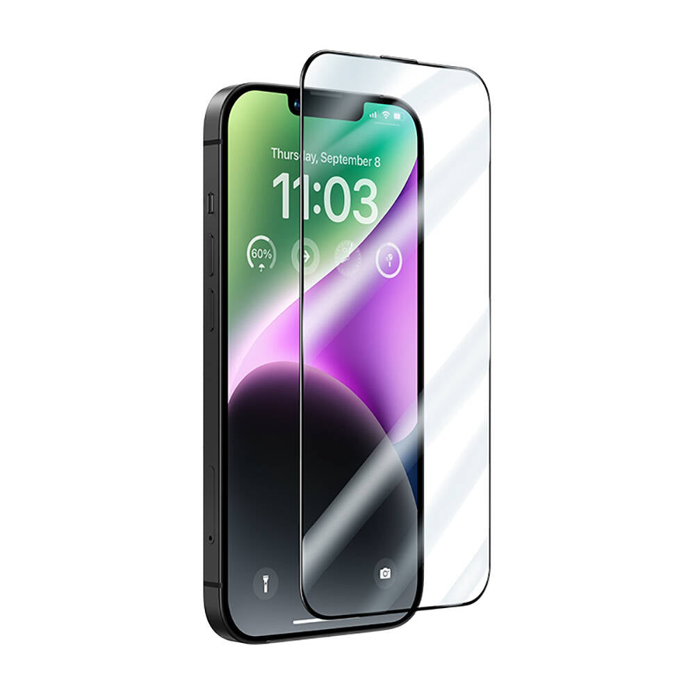 Apple iPhone 13 Pro Hidrofobik Ve Oleofobik Özellikli Benks Air Shield Ekran Koruyucu 10&prime;lu Paket Şeffaf