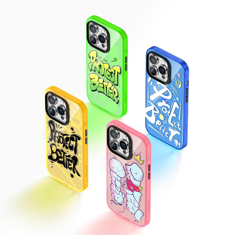 Apple iPhone 13 Pro Kılıf Airbagli TPU Yazı Temalı Benks Dynamic New Kapak Pembe