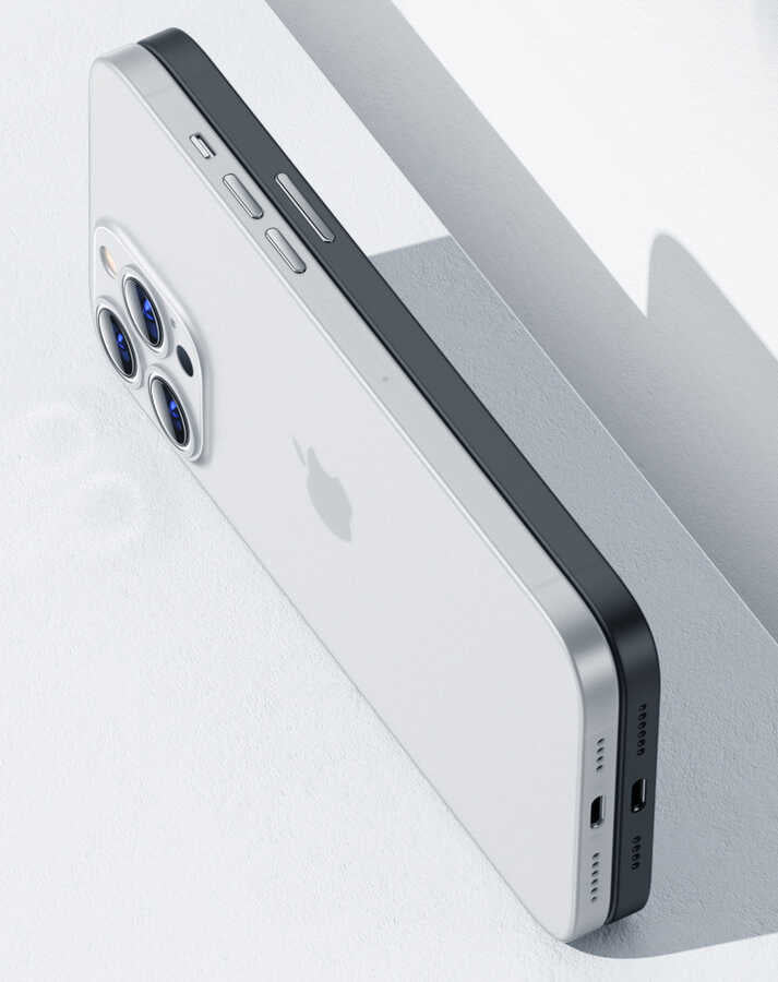 Apple iPhone 13 Pro Kılıf Benks Lollipop Protective Kapak Beyaz