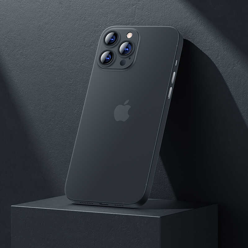 Apple iPhone 13 Pro Kılıf Benks Lollipop Protective Kapak Transparan Siyah