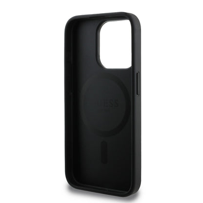 iPhone 13 Pro Kılıf Guess Orjinal Lisanslı M-safe Şarj Özellikli Small 4G Classic Kılıf