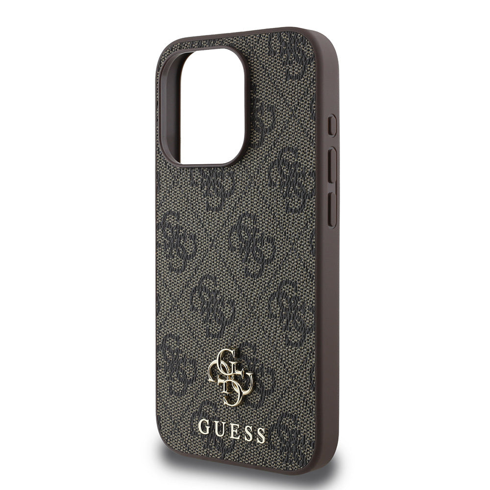 iPhone 13 Pro Kılıf Guess Orjinal Lisanslı M-safe Şarj Özellikli Small 4G Classic Kılıf