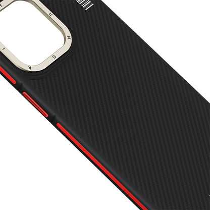 iPhone 13 Pro Kılıf M-safe Şarj Özellikli YoungKit 600D Kevlar Kılıf