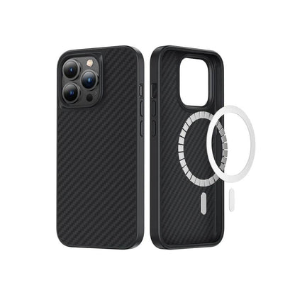iPhone 13 Pro Kılıf M-safe Özellikli Karbon Fiber Benks Essential Kevlar Kılıf