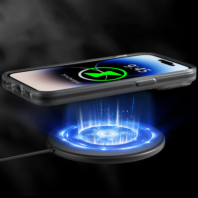 Apple iPhone 13 Pro Kılıf Magsafe Şarj Özellikli Youngkit Binfen Serisi Yazı Temalı Kapak Yeşil