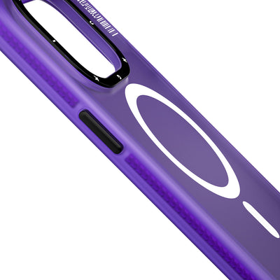 Apple iPhone 13 Pro Kılıf Magsafe Şarj Özellikli Youngkit Colored Sand Serisi Kapak Siyah