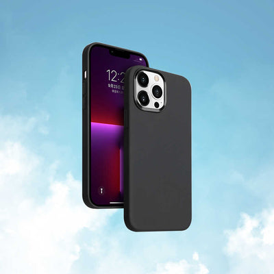 Apple iPhone 13 Pro Kılıf Wiwu Magsafe Magnetic Silikon Kapak Mavi