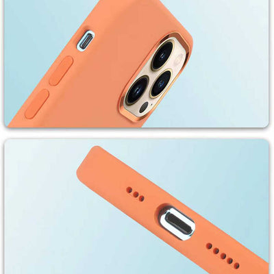 Apple iPhone 13 Pro Kılıf Wiwu Magsafe Magnetic Silikon Kapak Mavi