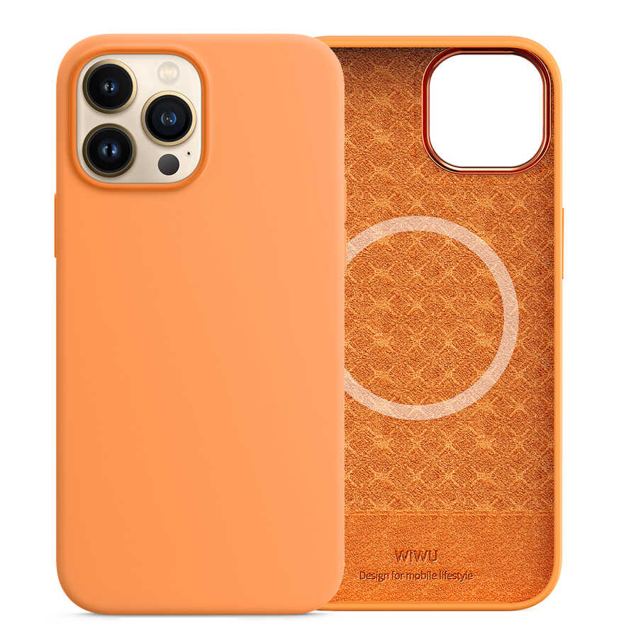 iPhone 13 Pro Kılıf Wiwu M-safe Magnetic Silikon Kılıf