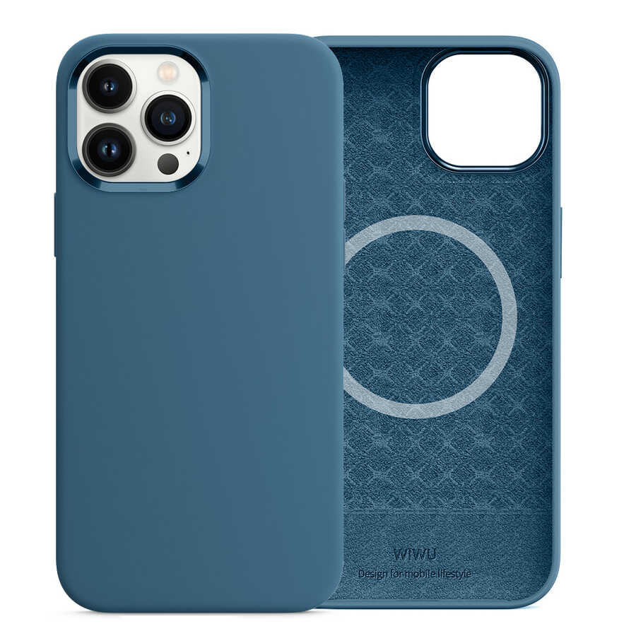 iPhone 13 Pro Kılıf Wiwu M-safe Magnetic Silikon Kılıf