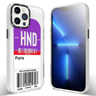 Apple iPhone 13 Pro Kılıf YoungKit Any Time Trip Serisi Kapak CL026 Hong Kong