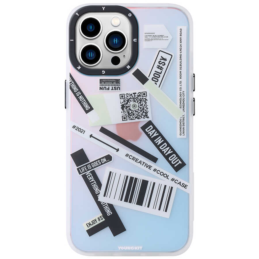 Apple iPhone 13 Pro Kılıf YoungKit Fashion Culture Time Serisi Kapak CL035 Day İn Day Out