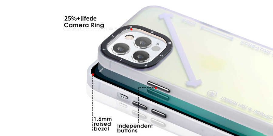 Apple iPhone 13 Pro Kılıf YoungKit Fashion Culture Time Serisi Kapak CL035 Day İn Day Out