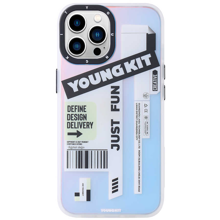 Apple iPhone 13 Pro Kılıf YoungKit Fashion Culture Time Serisi Kapak CL036 Just Fun