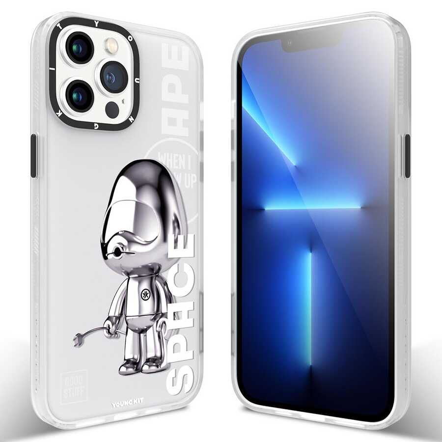 Apple iPhone 13 Pro Kılıf YoungKit Klasik Serisi Kapak CL003 Purple