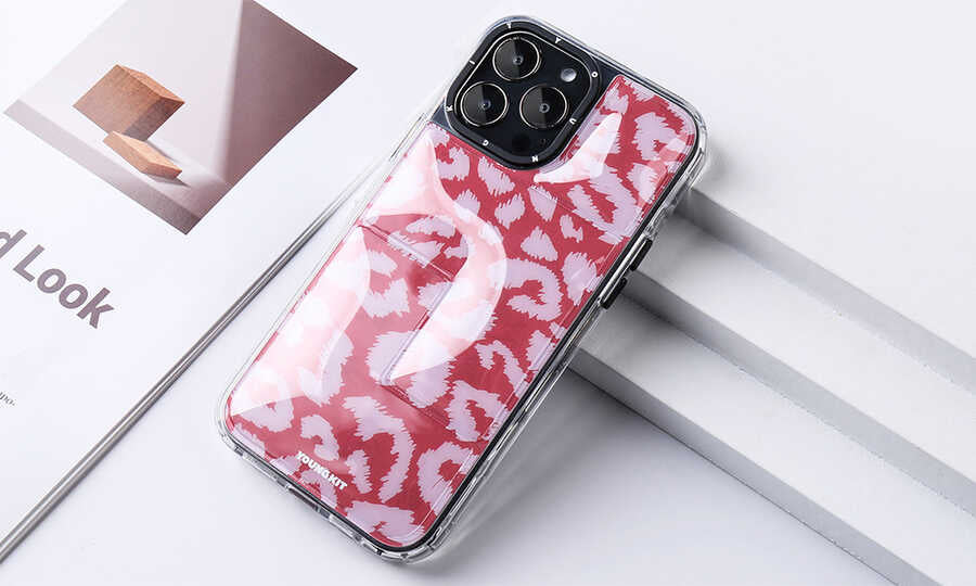 Apple iPhone 13 Pro Kılıf YoungKit Leopard Article Serisi Kapak Mavi