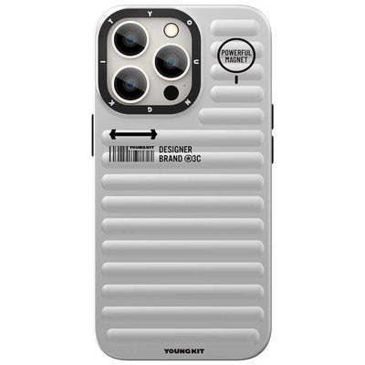 Apple iPhone 13 Pro Kılıf YoungKit Plain Coloured Serisi Kapak Gri