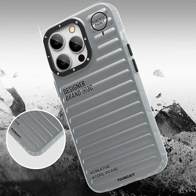 Apple iPhone 13 Pro Kılıf YoungKit Plain Coloured Serisi Kapak Mavi