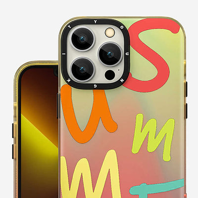 Apple iPhone 13 Pro Kılıf YoungKit Summer Serisi Kapak Turuncu