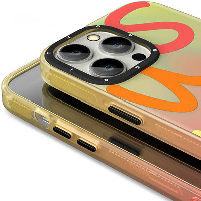 Apple iPhone 13 Pro Kılıf YoungKit Summer Serisi Kapak Turuncu