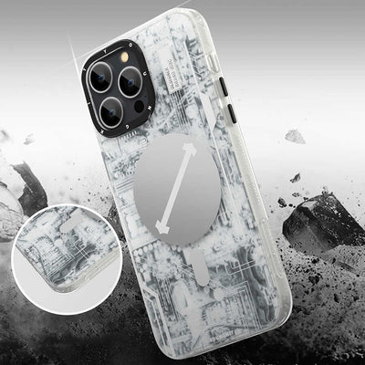 Apple iPhone 13 Pro Kılıf YoungKit Technology Serisi Kapak Beyaz