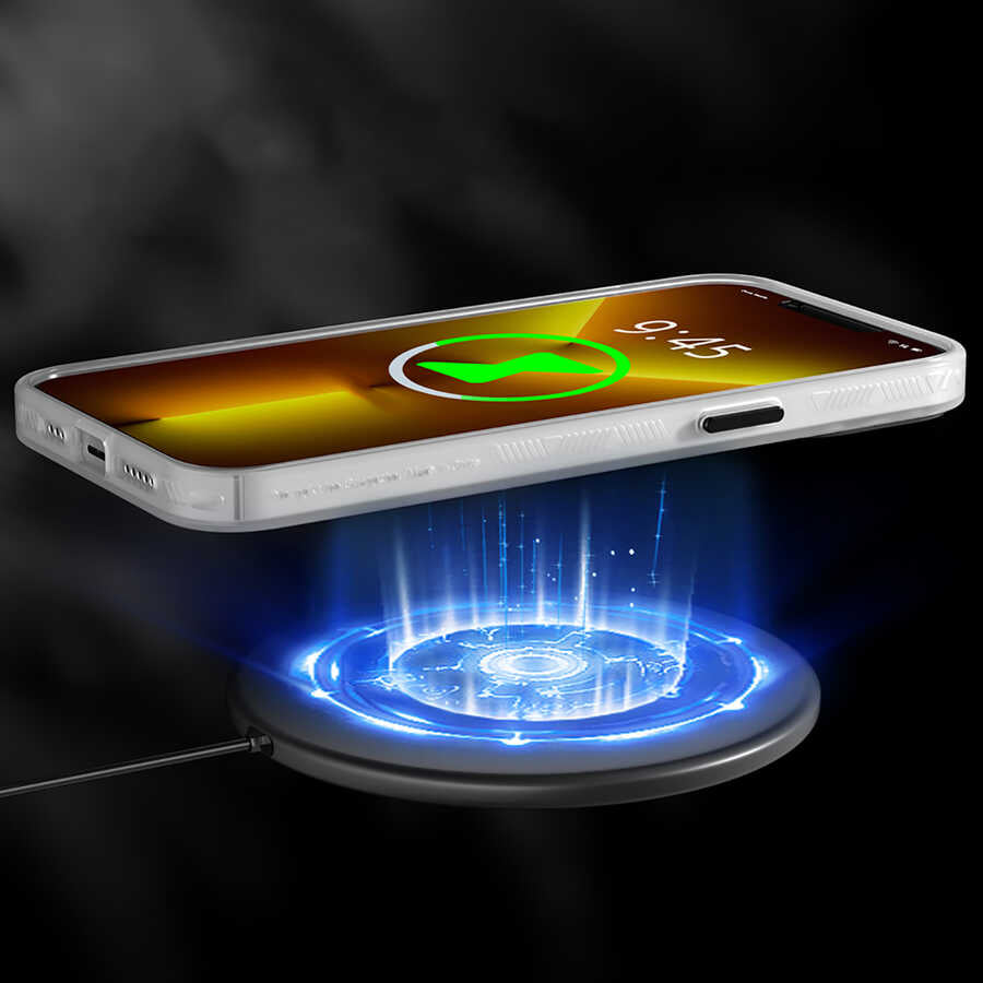 Apple iPhone 13 Pro Kılıf YoungKit Technology Serisi Kapak Beyaz