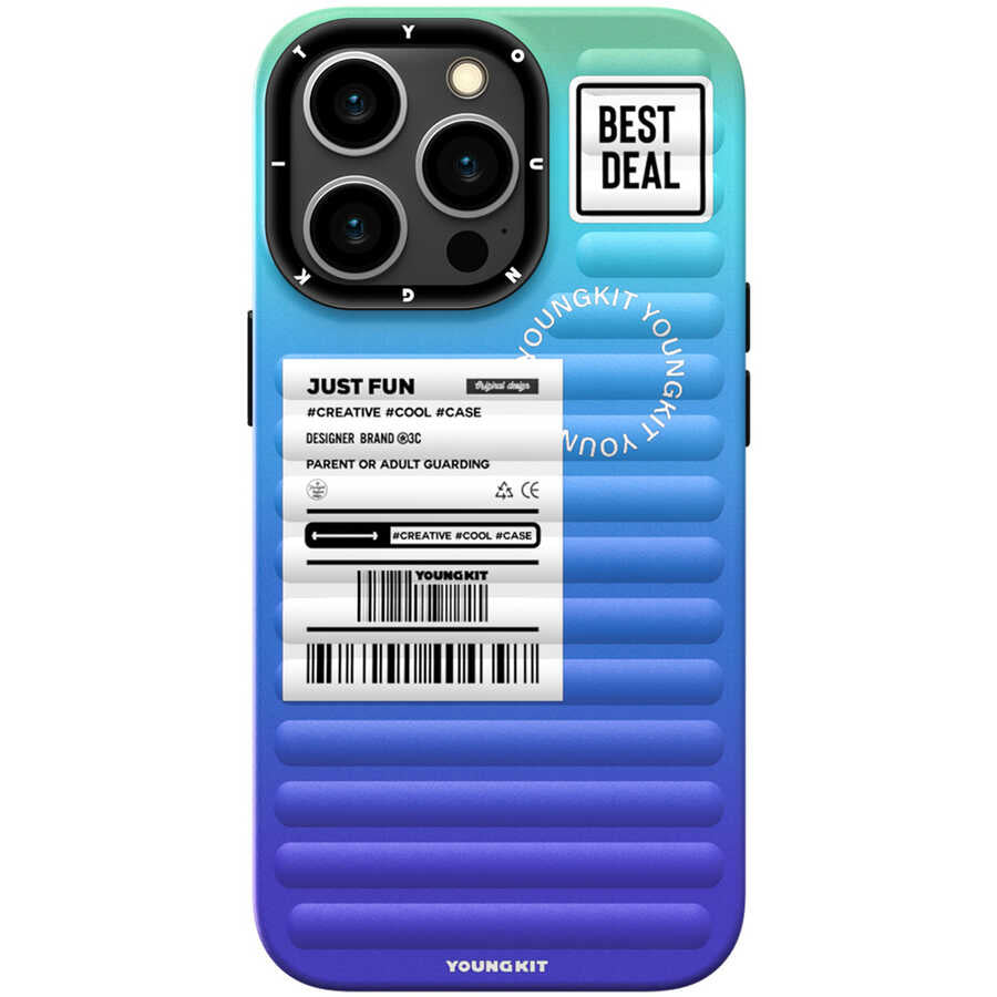 Apple iPhone 13 Pro Kılıf YoungKit The Secret Color Serisi Kapak Mor