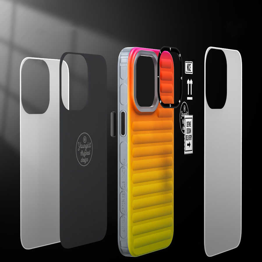Apple iPhone 13 Pro Kılıf YoungKit The Secret Color Serisi Kapak Mor