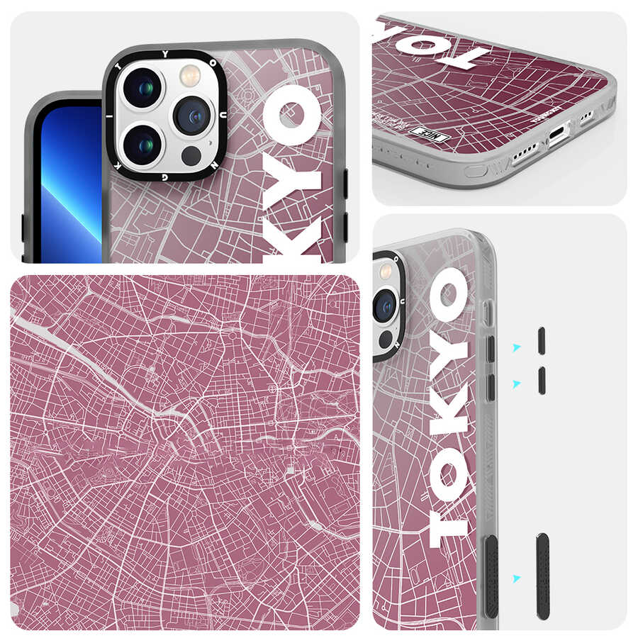 Apple iPhone 13 Pro Kılıf YoungKit World Trip Serisi Kapak New York