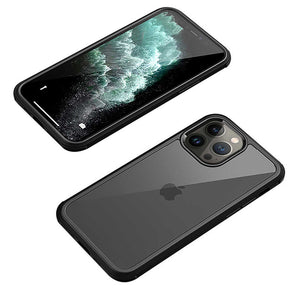 Apple iPhone 13 Pro Kılıf Zore Dor Silikon Temperli Cam Kapak