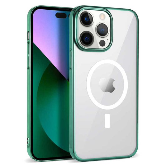iPhone 13 Pro Kılıf Zore Wireless Şarj Özellikli Pixel M-safe Kılıf