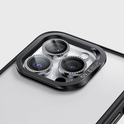 Apple iPhone 13 Pro Max Casebang Gem Kamera Lens Koruyucu Gümüş