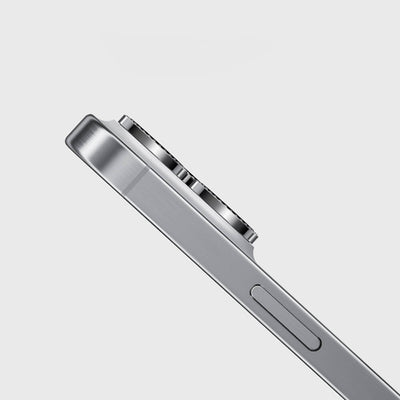 Apple iPhone 13 Pro Max Casebang Gem Kamera Lens Koruyucu Gümüş