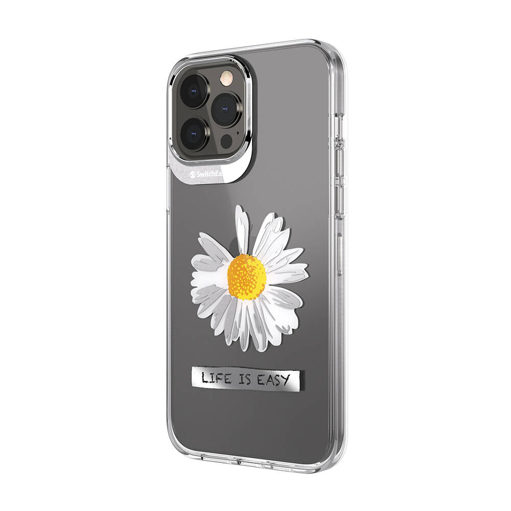 iPhone 13 Pro Max Kılıf Çift IMD Baskılı Lisanslı Switcheasy Artist Daisy Kılıf