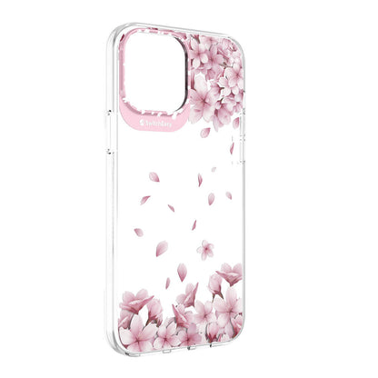 iPhone 13 Pro Max Kılıf Çift IMD Baskılı Lisanslı Switcheasy Artist Sakura Kılıf